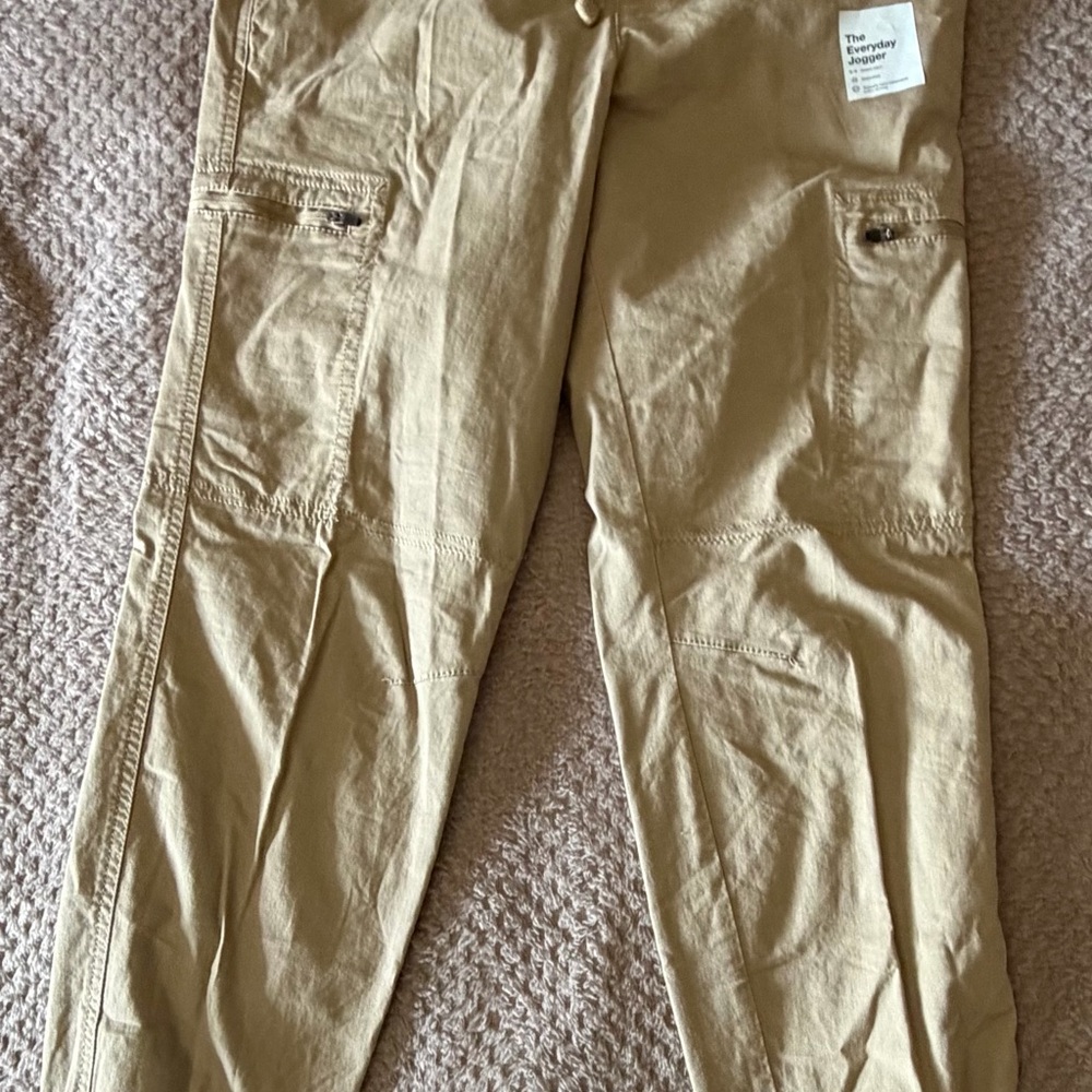 Men's Casual Cargo Jogger Pants in Khaki